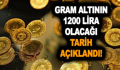 Gram altının 1200 lira olacağı tarih açıklandı! Vatandaş kuyumculara akın etti! Elinde 1 gram olan bile baksın!