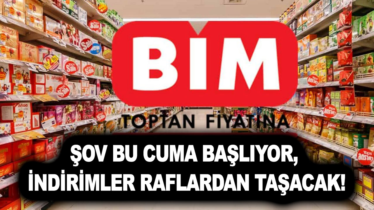 BİM 11 Kasım aktüel kataloğu pırıl pırıl indirimlerle dolu… Şov bu Cuma başlıyor, indirimler raflardan taşacak!