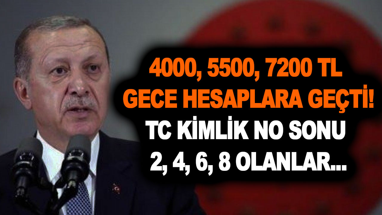 TC Kimlik No sonu 2, 4, 6, 8 olan emekliler için tarih belli oldu! 4000, 5500, 7200 TL gece hesaplara geçti!