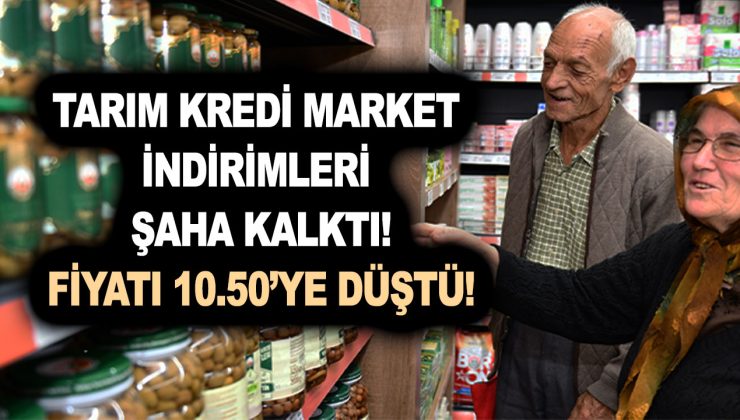 Tarım Kredi Market indirimleri şaha kalktı! Zeytinyağı, pirinç, salça, süt, zeytin, et fiyatları BİM-ŞOK ve A101’e fark attı!
