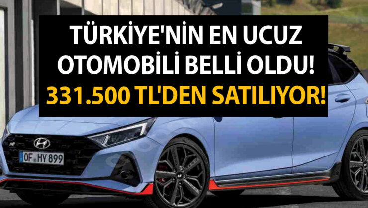 Türkiye’nin en ucuz otomobili belli oldu! Hyundai Kasım fiyat listesi i10, i20, Elantra, Tucson fiyatları kaç TL?
