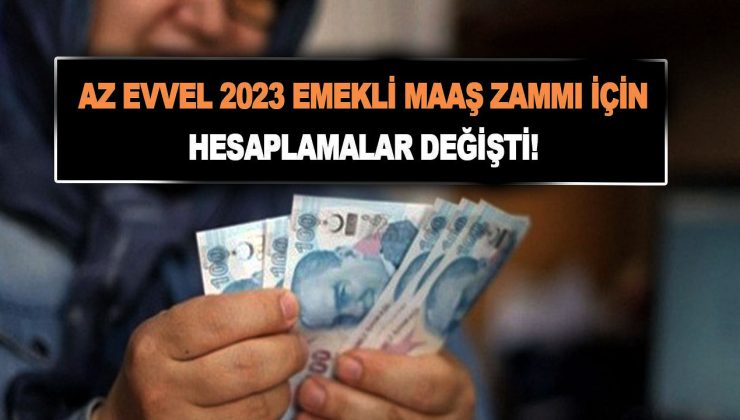 2023 Ocak ayı SSK ve Bağkur emekli maaş zammı hesapları silbaştan! Enflasyon farkı, toplu sözleşme, ikramiye müjdesi!