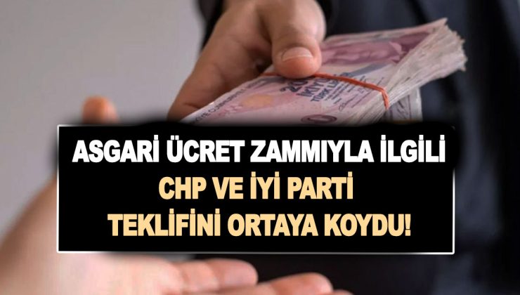 2023 Ocak ayı asgari ücretle ilgili CHP ve İYİ Parti teklifini ortaya koydu! Arada dağlar kadar fark var!