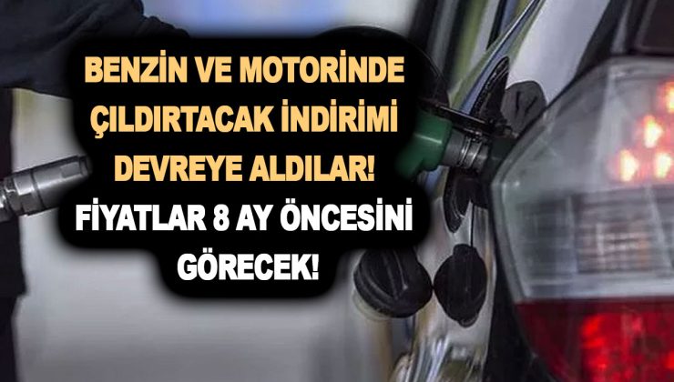 Benzin ve motorinde çıldırtacak indirimi devreye aldılar! Fiyatlar 8 ay öncesini görecek!