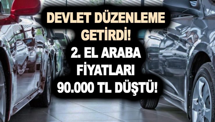 Devlet düzenleme getirdi! 2. el araba fiyatları kaç TL oldu? 90.000 indirim! Seat, Hyundai, Fiat, Honda….