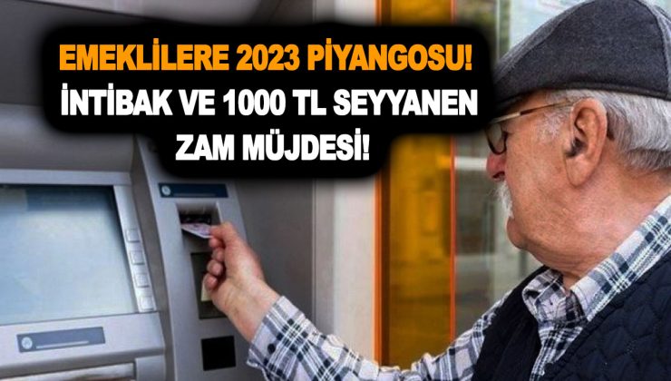 Emeklilere 2023 piyangosu! SGK-SSK Bağkur’lu emeklilere intibak ve 1000 TL seyyanen zam müjdesi!