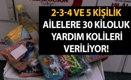 Gıda ve para yardımı başvuru formu açıldı! 2-3-4 ve 5 kişilik ailelere 30 kiloluk yardım kolileri veriliyor