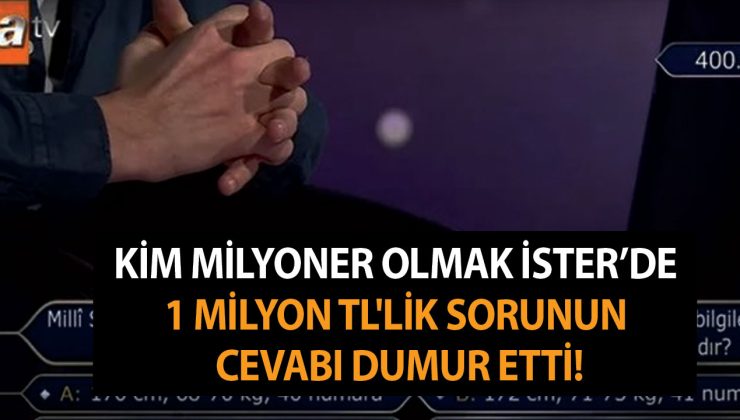 11 Aralık KİLİT AÇILDI! Kim Milyoner Olmak İster 1 milyon TL’lik sorunun cevabı dumur etti! Kim Milyoner Olmak İster Batu Alıcı kimdir? Kazandı mı?