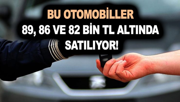 Toyota Corona, Renault Megane, Seat Toledo ve Lada Samara 89, 86 ve 82 bin TL altında satılıyor