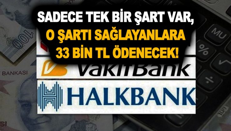 Vakıfbank, Ziraat, Halkbank emekliler için başlattı! Sadece tek bir şart var, o şartı sağlayanlara 33 Bin TL ödenecek