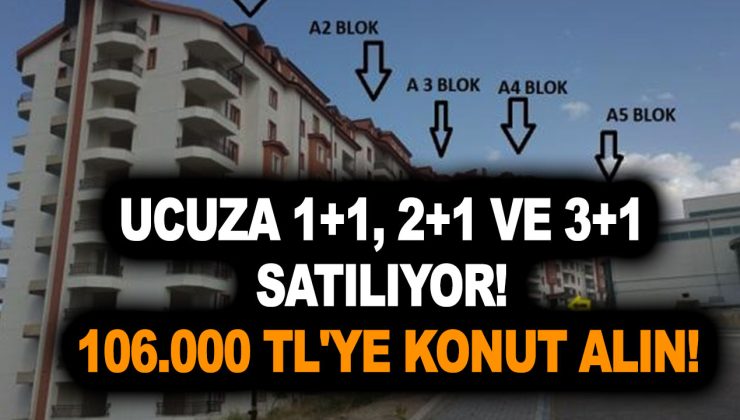 Ziraat Bankası’ndan satılık ev! Ucuza 1+1, 2+1 ve 3+1 satıyor! 106.000 TL’ye konut alın!