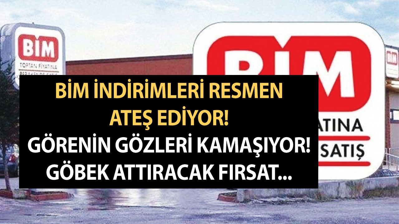 BİM 13 Ocak 2023 aktüel kataloğu indirimleri resmen ateş ediyor! Görenin gözleri kamaşıyor! Göbek attıracak fırsat…