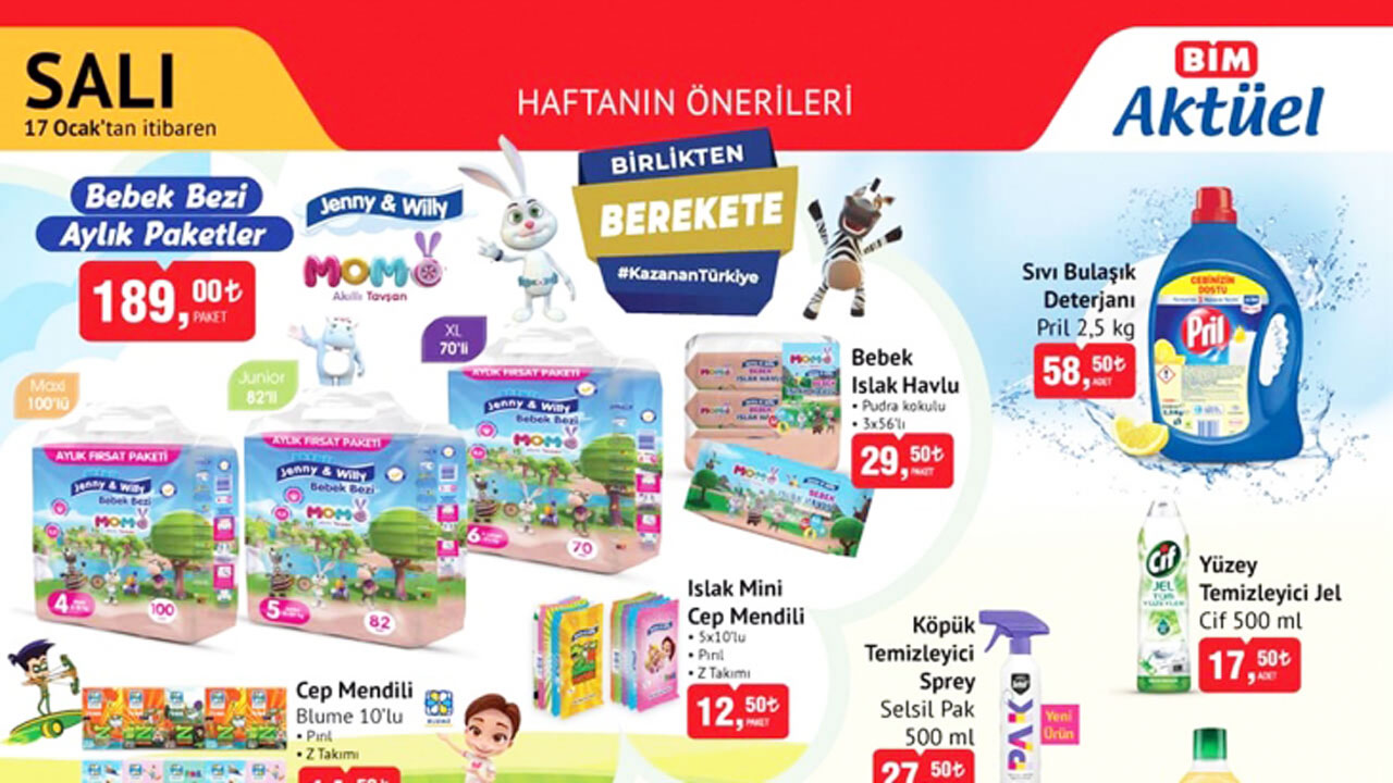 BİM’de tuvalet kağıdı 45 TL, beyaz çay 18’li 22,50 TL, filtre kahve 250 gr 32,50 TL! BİM 17 Ocak 2023 fiyat listesi