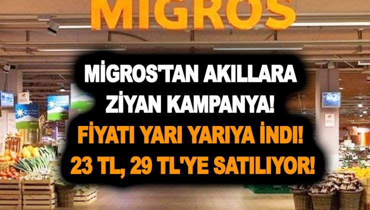 Migros’tan akıllara ziyan kampanya! Fiyatı yarı yarıya düştü! Tuvalet kağıdı, meyve, bakliyat artık 23 TL, 29 TL’ye satılıyor!