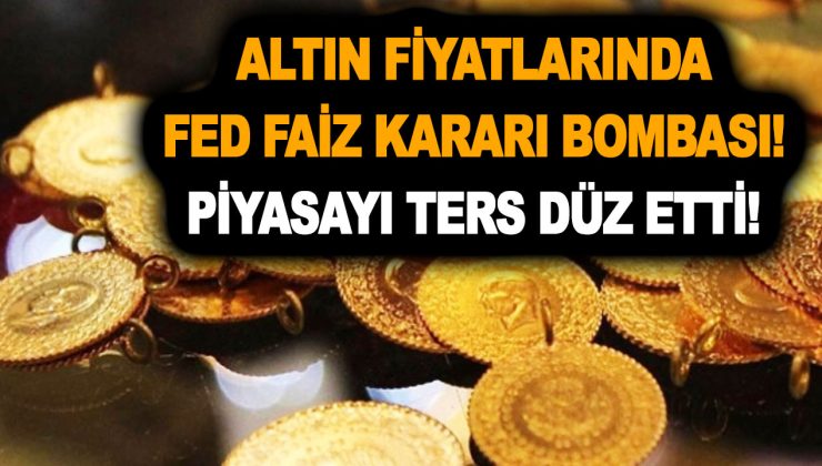 Altın fiyatlarında Fed faiz kararı bombası! Piyasayı ters düz etti! Bu rakamları gören mest oldu! Dolar verip altın alıyorlar