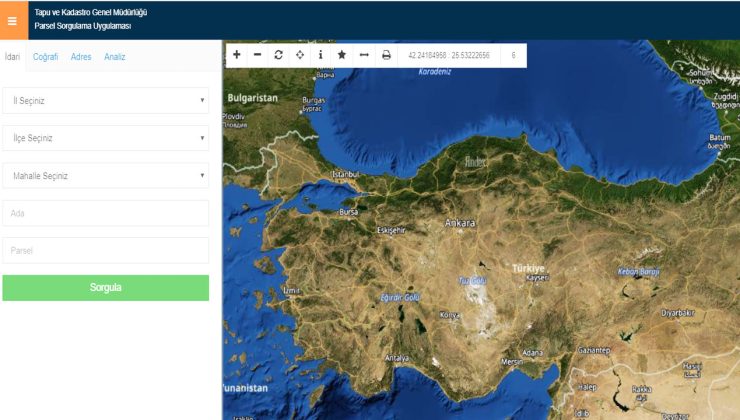 Tapu Parsel Sorgulama Ekranı – Tapu Kadastro Parsel Sorgulama Nasıl Yapılır?