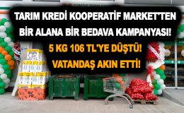 Tarım Kredi Kooperatif Market’ten bir alana bir bedava kampanyası! 5 kg 106 TL’ye düştü! Vatandaş akın etti!