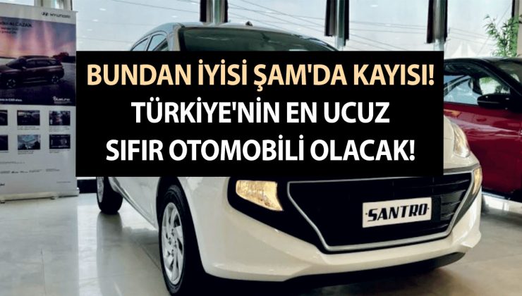 Bundan iyisi Şam’da kayısı! Türkiye’nin en ucuz sıfır otomobili olacak! Hyundai Santro özellikleriyle mest etti