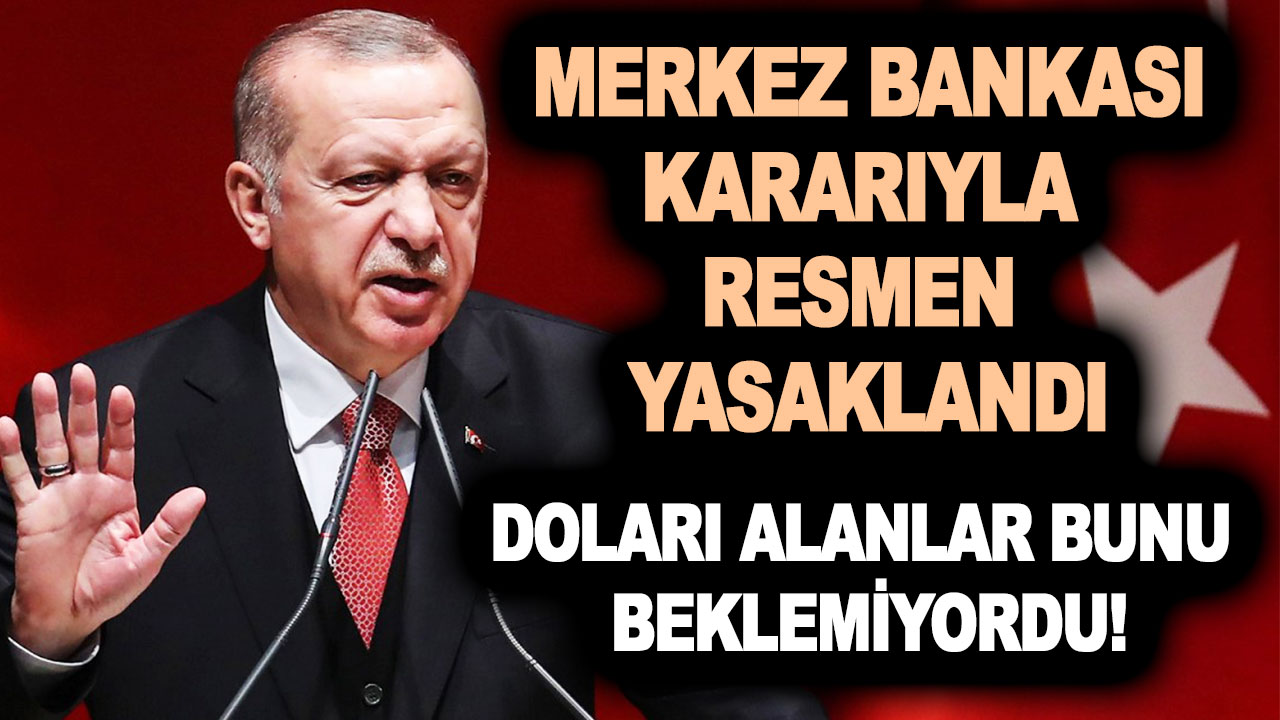 Doları alanlar, biriktirenler yerle yeksan, kimse bunu beklemiyordu! Merkez Bankası kararıyla resmen yasaklandı