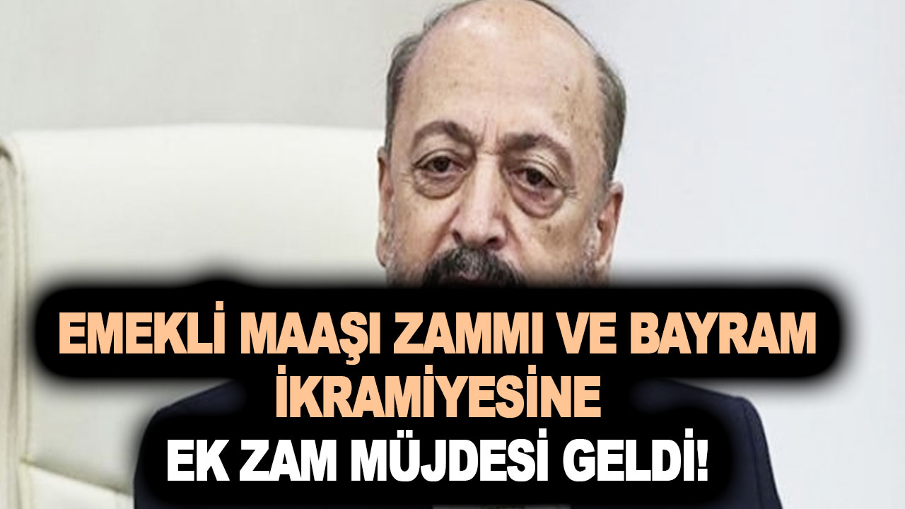 Vedat Bilgin son dakika açıkladı! Emekli maaşı zammı ve bayram ikramiyesine ek zam müjdesi geldi! En düşük emekli maaşı ve ikramiye…