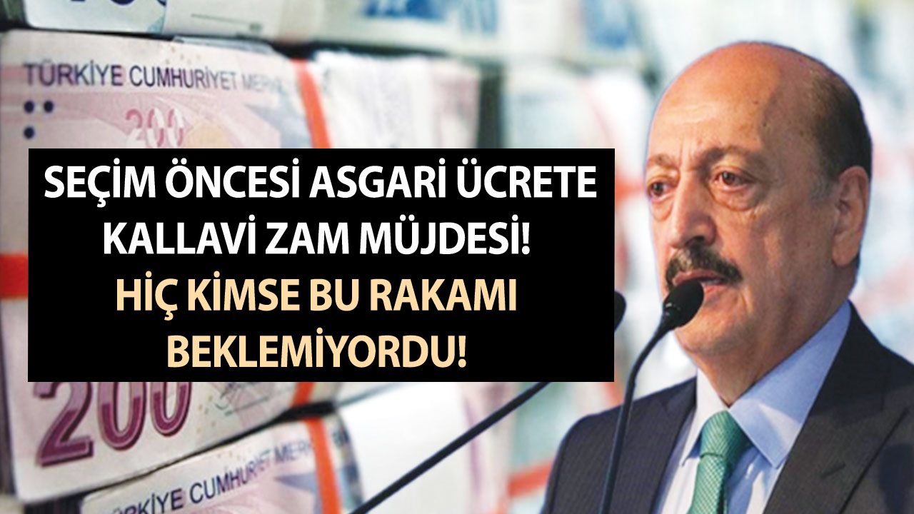 Son dakika: Seçim öncesi asgari ücrete kallavi zam müjdesi! Hiç kimse beklemiyordu, kulislerden akılalmaz bir rakam sızdı!