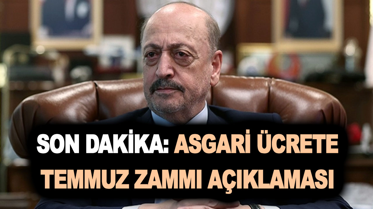 Son dakika: Vedat Bilgin’den asgari ücrete Temmuz zammı açıklaması yapıldı! Asgari ücret zammı kaç para, ne zaman yapılacak?