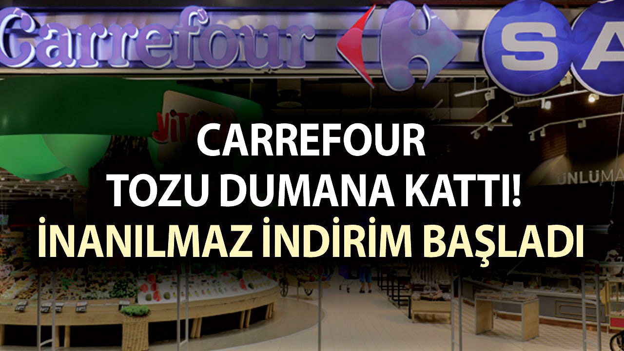 CarrefourSA’da at sepete ürünleri ürünleri vatandaşları mest etti! Her şey 12,40 TL, 25,90 TL, 32,50 TL, 35,90 TL’den satılıyor!